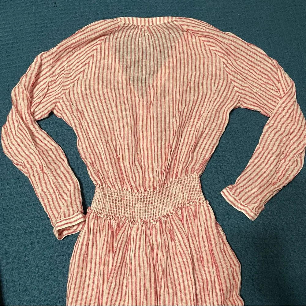 Rails XS Red/White Striped Jasmine Dress - Picture 3 of 6